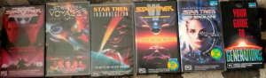 Star Trek VHS videos X 6