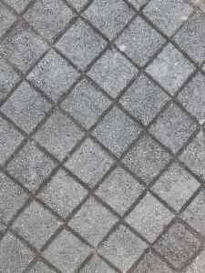 Grey concrete pavers - approx 30 square metres
