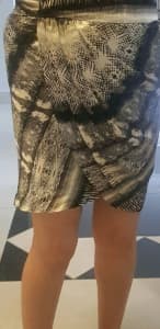 Country road silk skirt size 6/8