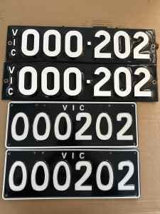 Custom number plates
