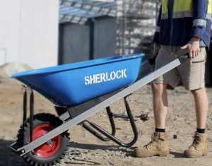 Brand new heavy duty Sherlock 100L wheelbarrow