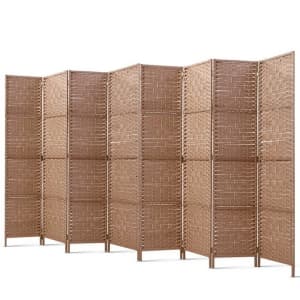 Artiss 8 Panel Room Divider Screen Privacy Timber Foldable Dividers 