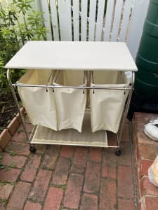 Laundry Organiser (3 hampers and ironing table)
