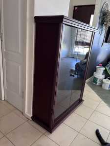 Sold pending pick - Display Cabinet with glass doors