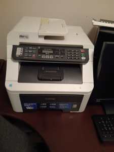 BROTHER PRINTER/FAX MACHINE WITH 6 TONERS