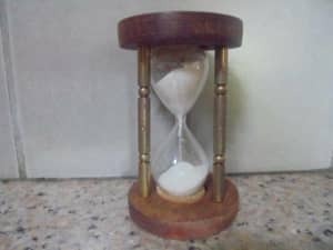 Timber and Brass Sand Timer