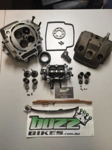 2006 HONDA CRF450R CYLINDER HEAD ASSEMBLY CAM VALVE TOP END COVER