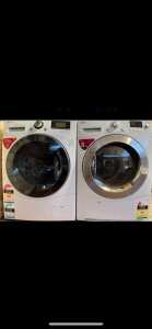 10kg LG set washer and dryer with delivery,install, test n warranty