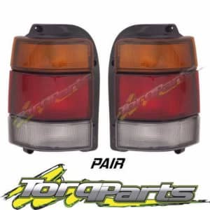 PAIR TAIL LIGHTS SUIT HOLDEN VN VP VR VS COMMODORE SMOKEY TINTED