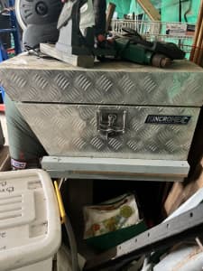 King chrome under tray toolboxes x2