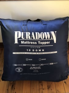 Mattress Topper King Size, Puradown Duck Feather & Down