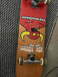 8.0 toy machine skateboard with thrasher grip tape