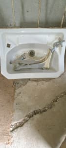 Old ceramic hand basin
