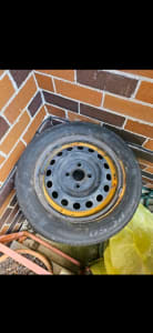 tyre and rim 165/65R14 plenty life left x 4