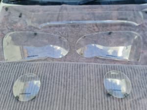 Subaru WRX Blob-eye Rare Front Protection Covers Complete (*****2005)
