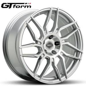 GT FORM TYCOON WHEELS 19 INCH SILVER MACHINED 19X8.5 5/114.3 NISSAN