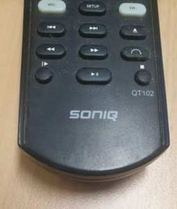 Soniq QT102 TV Remote Control - Genuine OEM