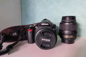 Nikon d60 with zoom lens
