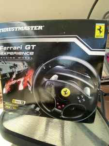 Brand New in box Thrustmaster Ferrari GT experience racing wheel