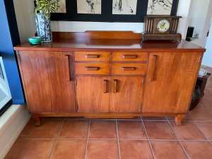 Buffet, Solid timber, French polished.