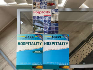 HSC hospitality books x 3