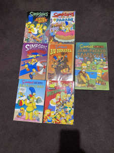 Bulk lot Simpsons comic books