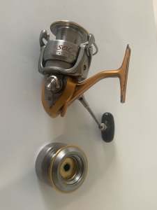 Daiwa TD Sol 4000 fishing reel with spare spool