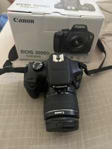 Cannon EOS 3000D (like new condition)
