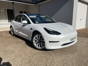 2021 Tesla Model 3 Long Range Pearl White Excellent Condition