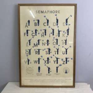 Vintage Style Semaphore Print