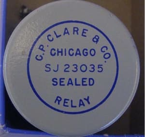 CP Clare Sealed Relay SJ23035 (Probably Vintage Ampex Tape Machine)