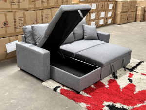 BRAND NEW SOFA BED WITH STORAGE/CAN DELIVER