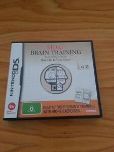 DS More Brain Training Games Card