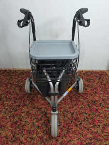 Pquip 3 Wheel Walker Rollator, Tri Three Wheeled With Bag
