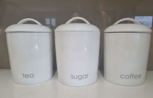 Tea Coffee Sugar Cannisters