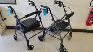 4 Wheeled Walkers 150kg Max Capacity