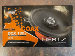 Hertz DCX 130.3 80W car speakers still in box