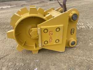 Compaction wheel excavator