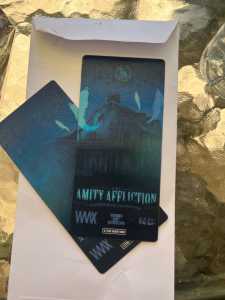 The Amity Affliction tickets x2
