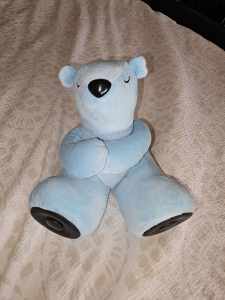 Blue Teddy Bear Speaker with AUX