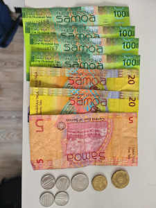 $448.90 Samoan Tala (WST) For Sale Samoa Cash Currency Money