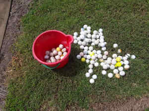 2nd hand golf balls practice grade , 25 balls for $10