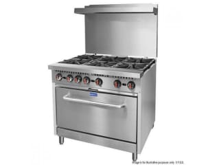 S36(T) - Gasmax 6 Burner With Oven Flame Failure