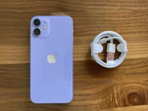 Iphone 12 mini 64GB Purple / 3 Months Warranty(89% battery health)