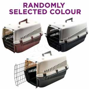 NEW SMALL PLASTIC PET CRATES -SUIT SML BREED PUPS AND KITTENS
