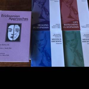 NLP & Ericksonian Hypnosis Books (Milton Erickson & Rubin Battino)