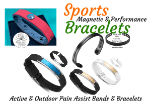 Bracelet Wristbands Alternative Natural Pain Relief - Magnetic Therapy