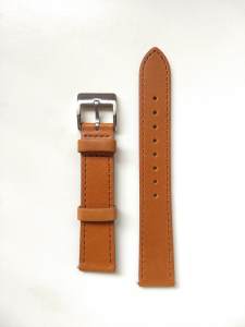 Brand NEW watch wristband strap 18mm brown leatherette, quick release