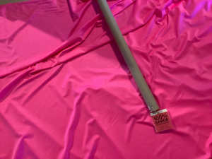 Bright pink dance material lycra 10 metres