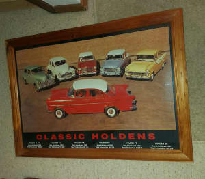 Classic Holdens, 48-215, FJ, FE, FC, FB, EK picture frame